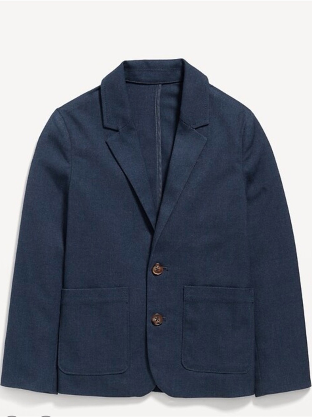 Old Navy Navy Boys Twill Blazer, M/8
